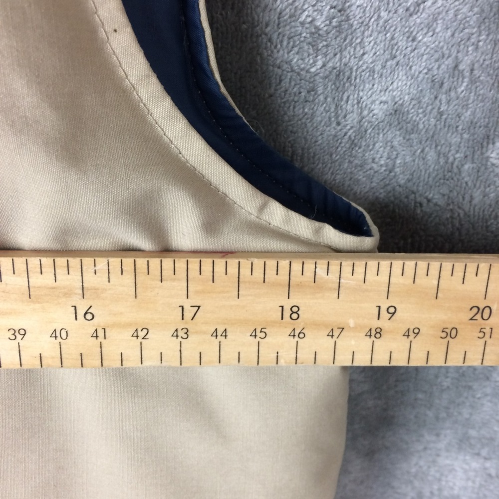 Pioneer Sportswear Down Vest Mens Small Puffer Beige Hiking Outdoors Vtg Canada - Picture 7 of 16